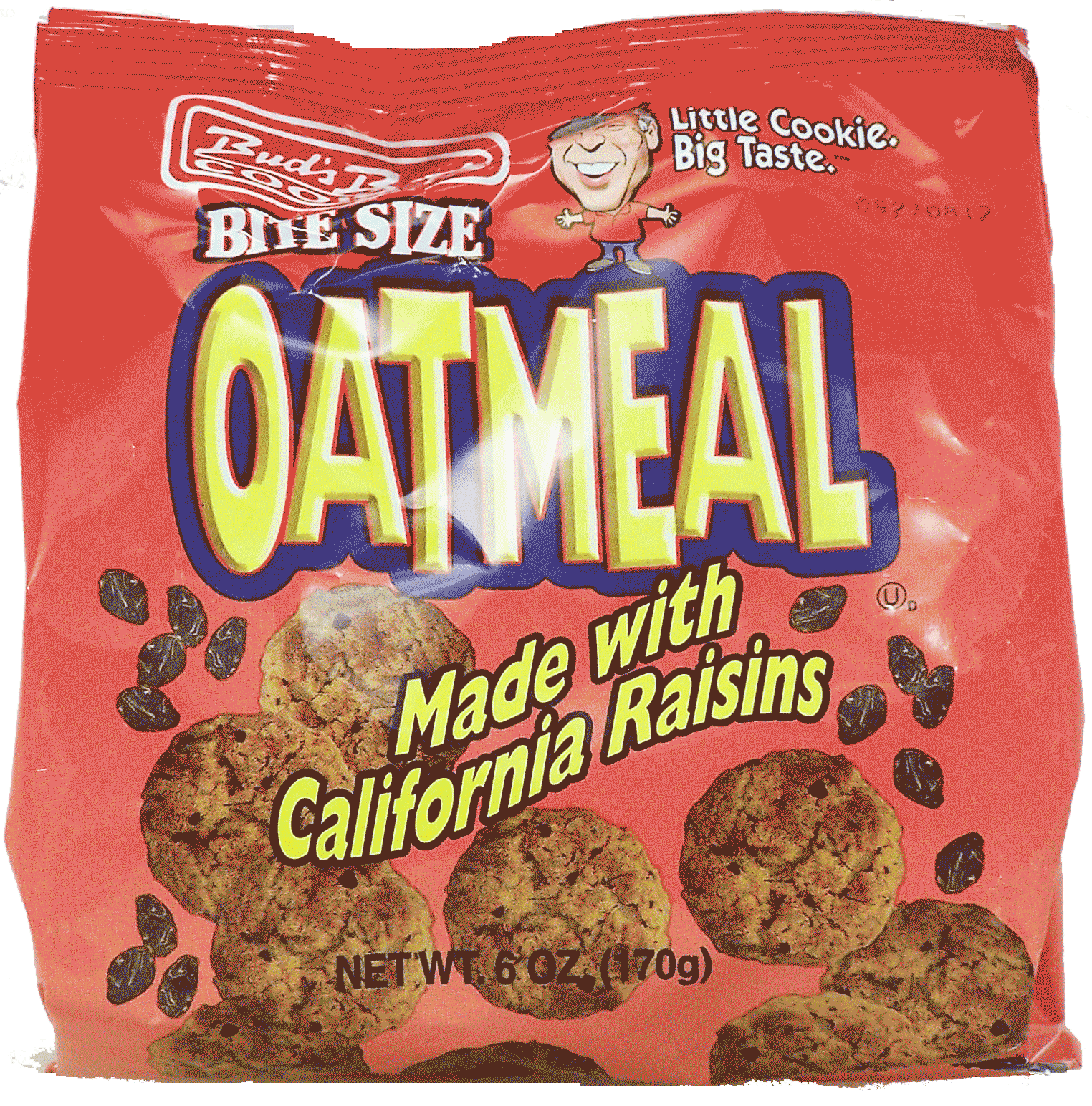 Bud's Best&nbsp;&nbsp;bite size oatmeal made with california raisins Full-Size Picture